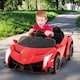 image 9 of COSTWAY 12V Battery Powered Electric Vehicle Kids Car Red