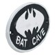 image 2 of Bat Cave Cast Iron Sign Plaque Door Wall House Gate Post Bedroom Man Cave