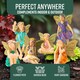 image 6 of GloBrite Set of 6 Mini Fairy Garden Ornaments Outdoor Decor