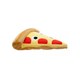 image 2 of Yummy World Cheezy Pie Pizza Plush Toy - Yellow/Red - M