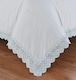 image 4 of Evelyn White Duvet Cover Set | White | Super King