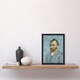 image 2 of Vincent van Gogh Framed Wall Art Print Artist 1889 Self Portrait Home Décor