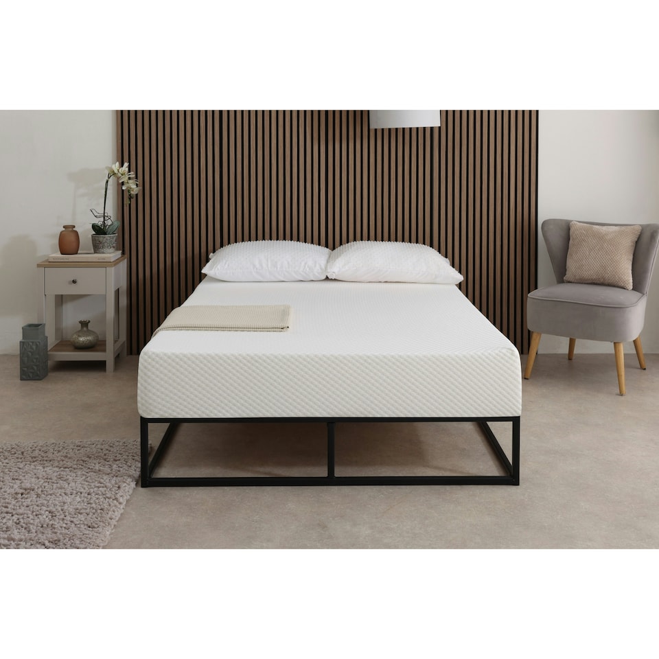 image 1 of Comfort Bubble Memory Mattress - 8" Deep, Supreme Softness | White | Small Double
