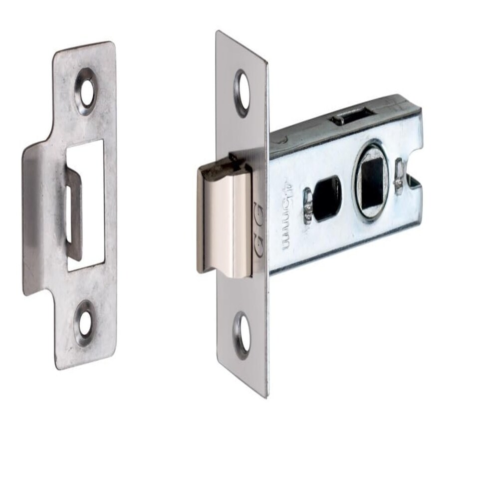 Golden Grace Bolt Through Tubular Latch in Chrome Finish - 64mm Body