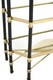 image 4 of Interiors by Premier 5-Tier Shelf Unit, Modern Storage Solution, Gold Shelf Unit, Gold and Glass Shelving Unit, Gold Shelf Unit | Gold