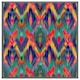 image 4 of Abstract ethnic ikat pattern (Picture Frame) White | M