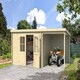 image 3 of Tampa-Log Cabin, Wooden Garden Room, Timber Summerhouse, Home Office - L501 x W319 x H210.9 cm Brown