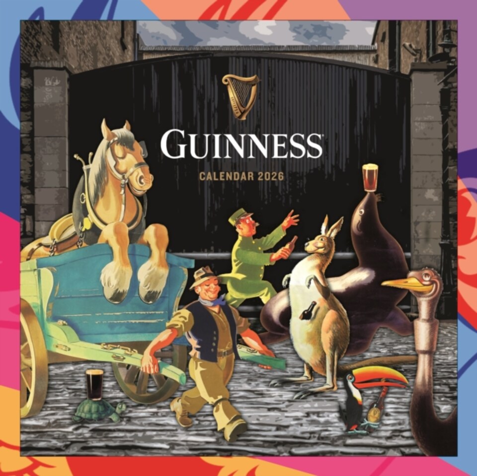 image 1 of Guinness Square Wall Calendar 2026