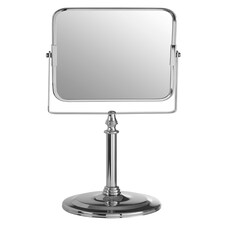 Cassini Chrome Iron Square Table Mirror Silver