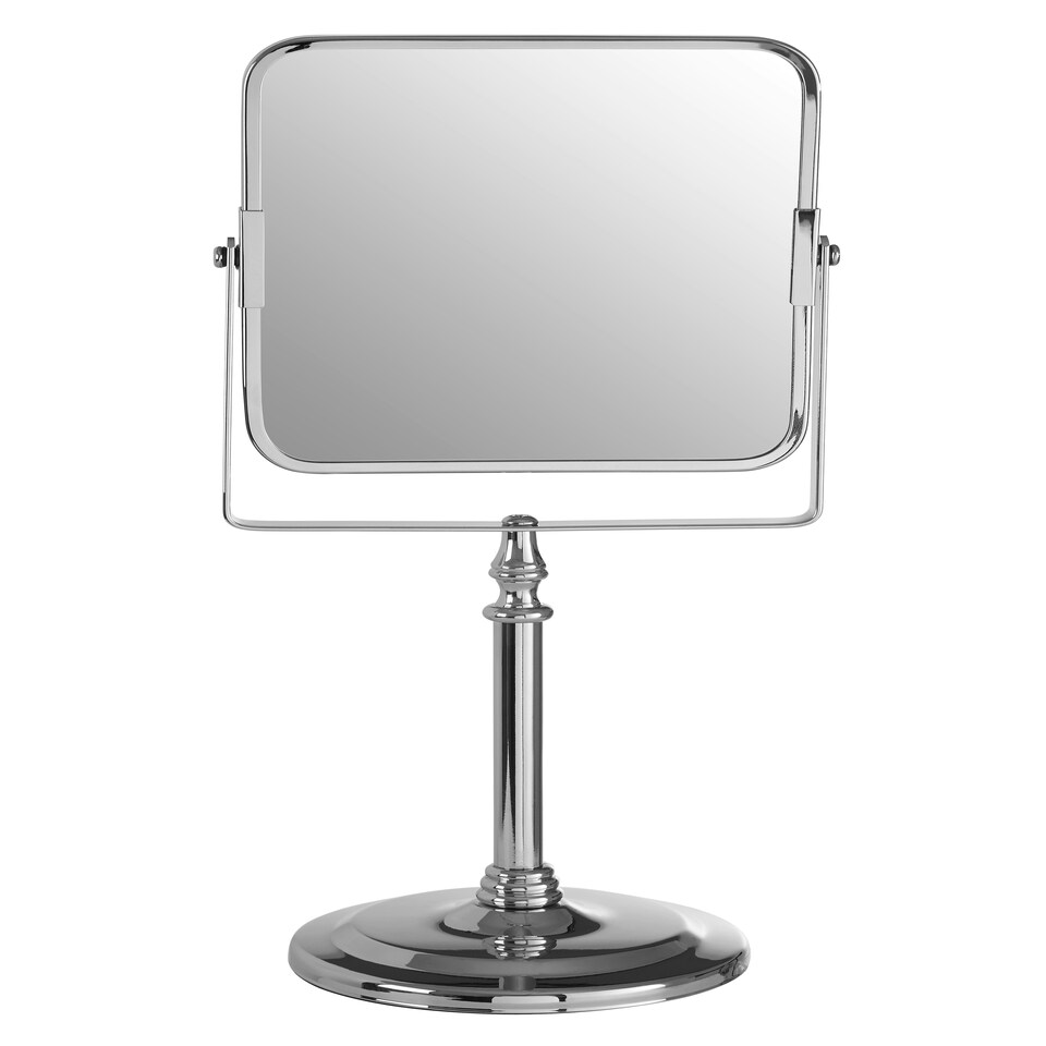 image 1 of Cassini Chrome Iron Square Table Mirror Silver