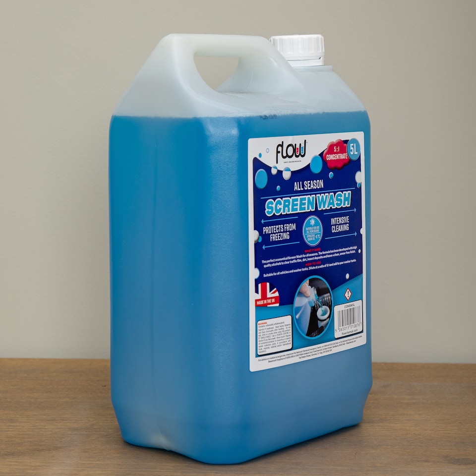 image 1 of 5 Litre All Season Streak Free Screen Wash Concentrate for All Vehicles