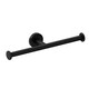 image 1 of COSMIC Double Toilet Roll Holder, Matt Black, Hidden fixings, Start Collection