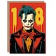 image 1 of 18th Comic Supervillain Clown Age 18 Year Old Him Birthday Card