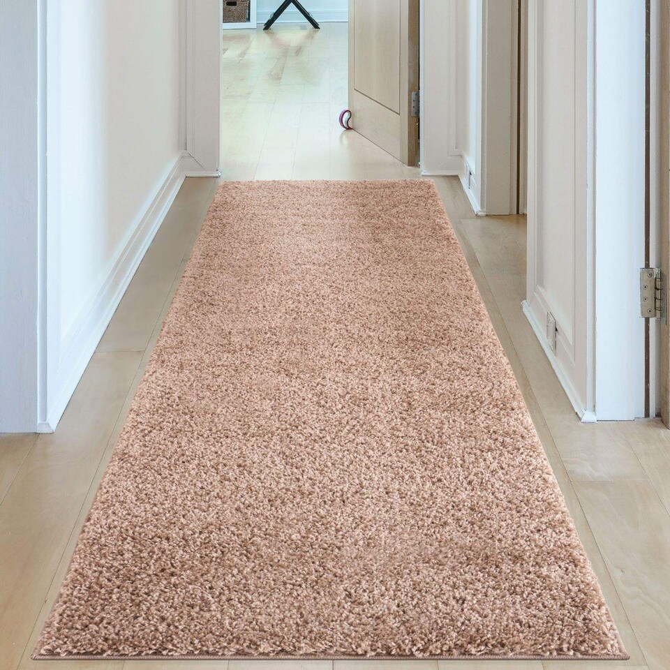 image 1 of The Rugs Myshaggy Collection Plain Soft High Pile Shaggy Floor Rugs and Runners Living Room Bedroom