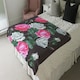 image 4 of pattern of Pink and White Flowers (Blanket)