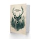 image 2 of Fathers Day Highland Stag Scottish Forest Dad Card