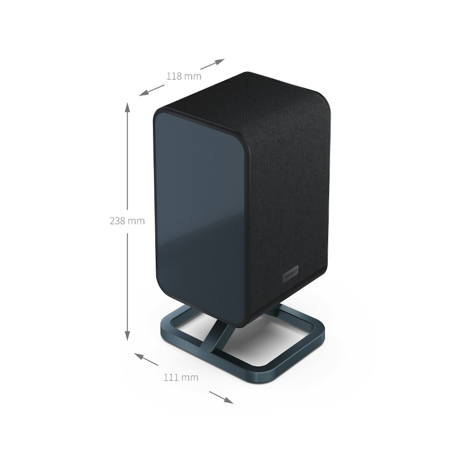 image 1 of SHARP HT-SPR52021(BK) Q 2.0.2 Wireless Rear Speakers for SHARP Q Soundbar Series - Black
