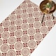 image 1 of Homescapes Cassia Red Cotton Geometric Rug - 160 x 230 cm Red | 160 x 230 cm