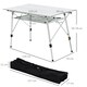 image 7 of Outsunny Portable Roll-up Aluminium Folding Picnic Table Outdoor BBQ Party