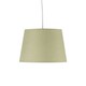 image 2 of Sage Green Cotton 23cm Tapered Cylinder Pendant or Lamp Shade Green