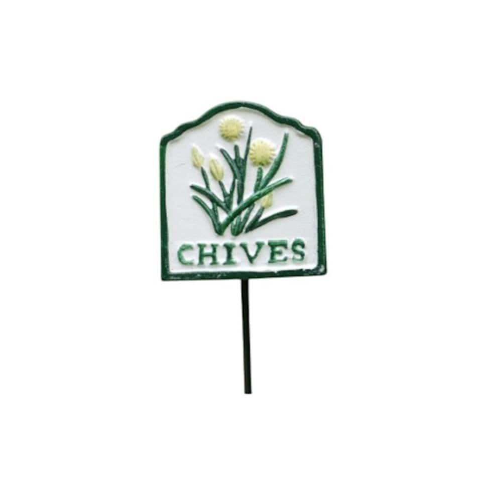 image 1 of Garden Herb Sign Marker - Chives