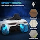 image 6 of AIYAPLAY Maserati MC20 Licensed 12V Kids Ride on Car w/ Remote, White
