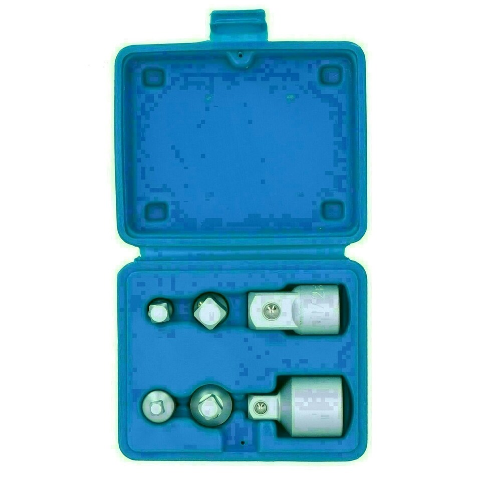 image 1 of 6pc Adapter Step Up Down Socket Adaptor Ratchets Sockets TE236