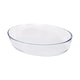 image 1 of Argon Tableware Oval Glass Oven Dish - 26cm x 18cm | Clear | Clear | 26cm x 18cm