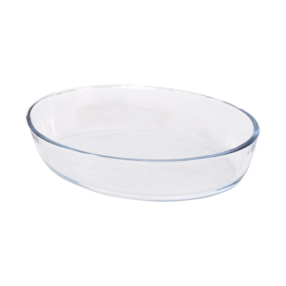 image 1 of Argon Tableware Oval Glass Oven Dish - 26cm x 18cm | Clear | Clear | 26cm x 18cm