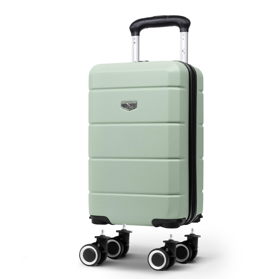 image 1 of Lugg Jetset Lightweight ABS Hard Shell Cabin Suitcase with 4 Spinner Wheels (40x30x20cm)