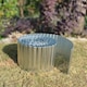 image 2 of Galvanised Metal Corrugated Garden Lawn Edging (5m x 16.5cm) - 12 Rolls