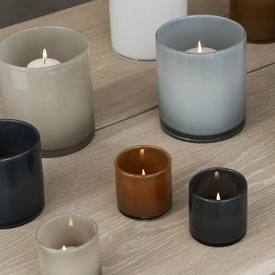 image 1 of Blomus Saga Lantern Candle Holder S - White