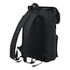 image 2 of BagBase Vintage Laptop Backpack - Black/Black - One Size