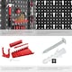 image 4 of Tool Pegboard Jonah - hooks and holders | Black | black/red | 2 x 240 x 60 cm | 6