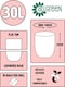 image 2 of All-Green 30 Litre Compostable Food Waste Bin Liners - 5 Rolls