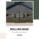 image 3 of Outsunny Cantilever Patio Umbrella Base Water or Sand Filled with Wheels
