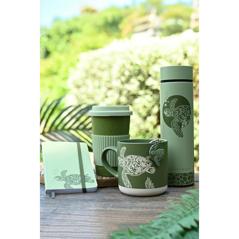 image 1 of Naturecraft Turtle 500ml Reusable Bottle Evergreen Green | Evergreen | 500ml