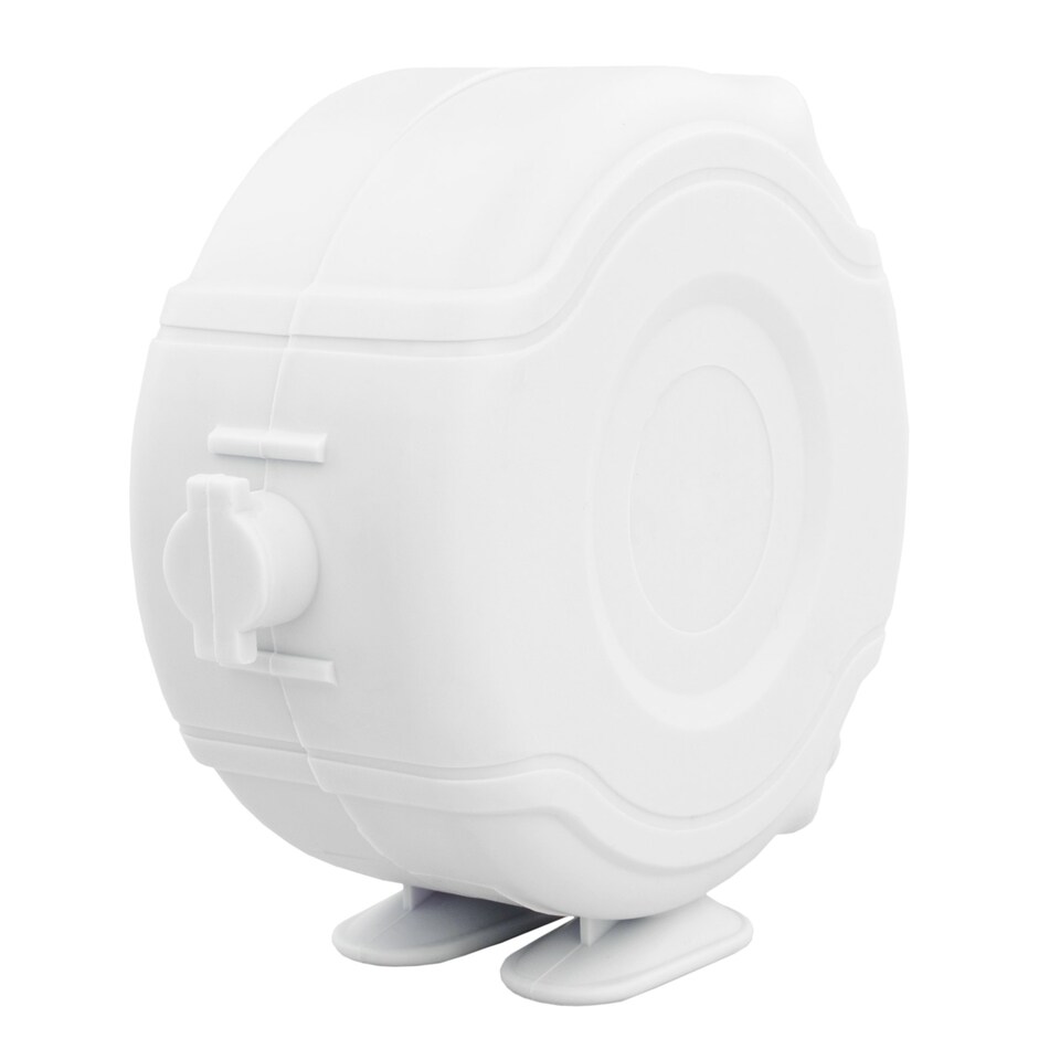 image 1 of KCT Twin Wall Mountable Retractable Washing Line - 13m White