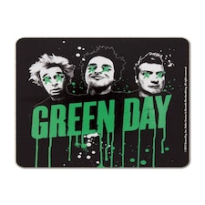 Green Day Single Cork Coaster: Drips - GDCOAS02