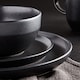 image 5 of Barbary & Oak Luna 16 Piece Dinnerware Set Black