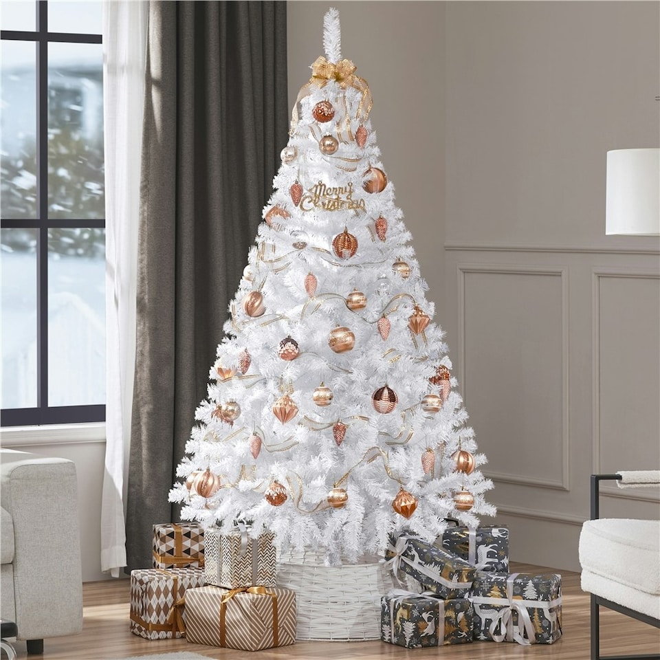 image 1 of Yaheetech 182cm Realistic Artificial Fir Christmas Tree