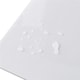 image 3 of Living and Home Marble Wall Sticker Peel and Stick 10pcs - White White