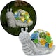 image 1 of Pack of 1 Solar Snail Garden Ornament Grey | One Size