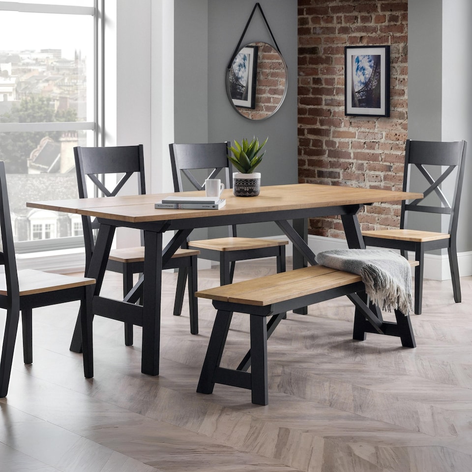 image 1 of Hockley Table Black/Oak