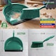 image 6 of Colour Coded Dustpan and Brush Sets Wide Plastic Dustpan with Rubber Lip and Soft Bristle Brush