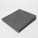 image 6 of OHS 2 Pack Folding Storage Cubes Soft Matte Velvet Collapsible Home Modern Storage Organiser Space Saving Square Ottoman Boxes Grey | Charcoal Grey