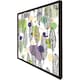 image 2 of Spotted coloured feather pattern, background (Picture Frame) Black | M