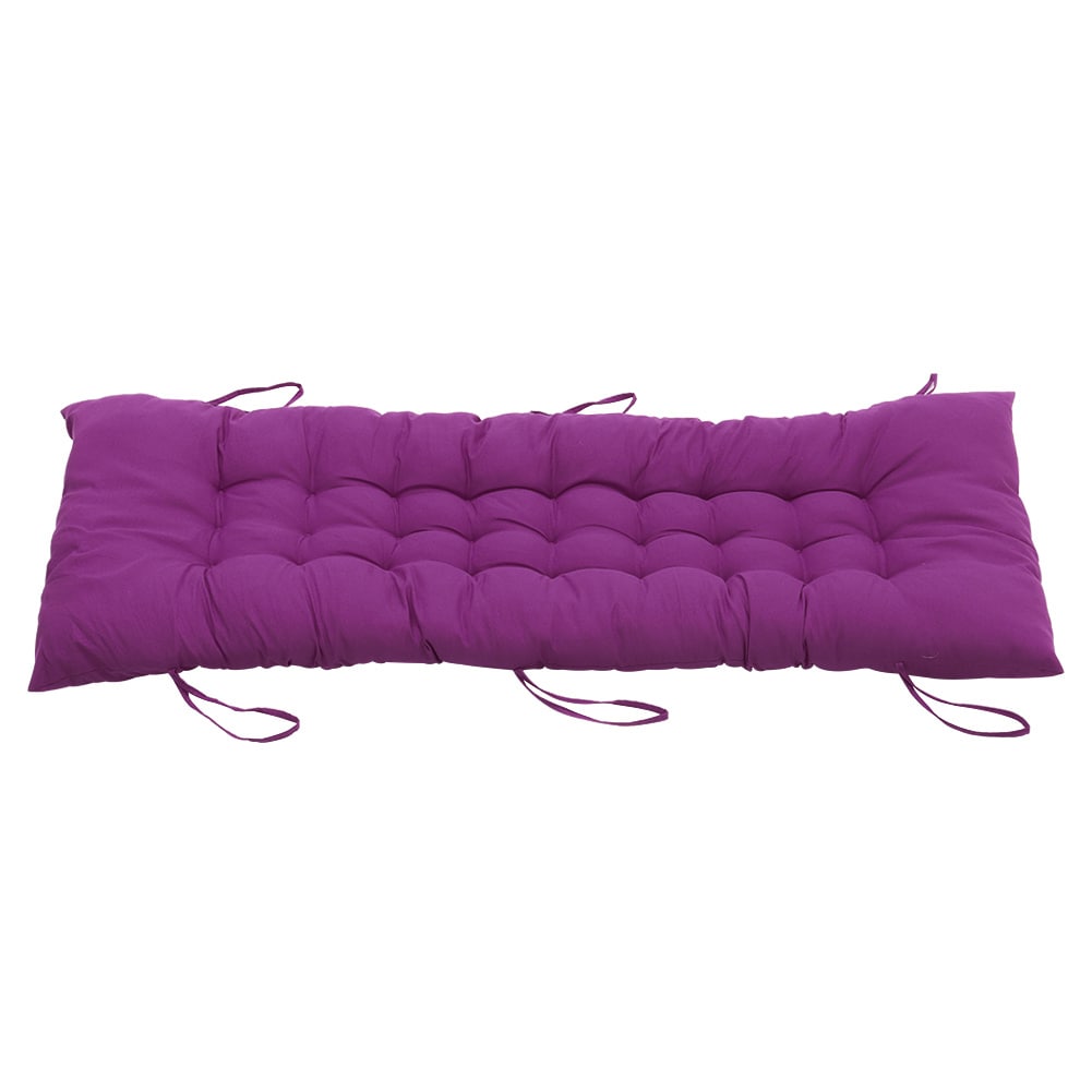 Living and Home Thick Chaise Lounge Chair Cushion, Dark Purple-125cm | Purple