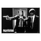 image 1 of Gloss Black Framed Vincent Vega and Jules Winnfield Maxi Poster | Multi