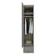 image 3 of Nevada 1 Door 1 Drawer Wardrobe | Grey